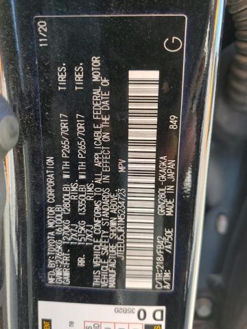 Photo 13 from auction – 2021 TOYOTA 4RUNNER SR with VIN JTEEU5JR1M5234723