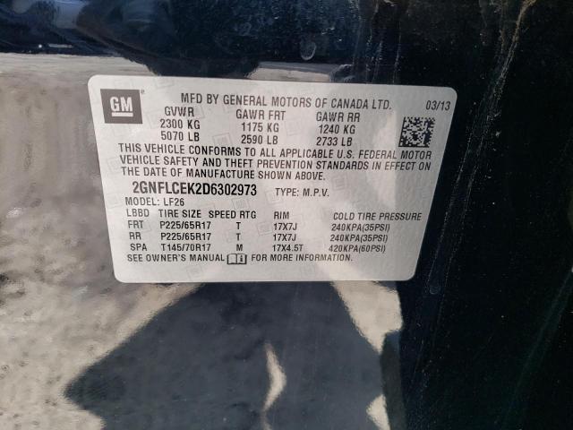 Photo 14 from auction – 2013 CHEVROLET EQUINOX LS with VIN 2GNFLCEK2D6302973