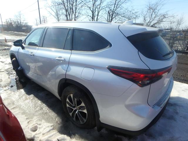 Photo 2 from auction – 2022 TOYOTA HIGHLANDER with VIN 5TDGZRBH7NS560338