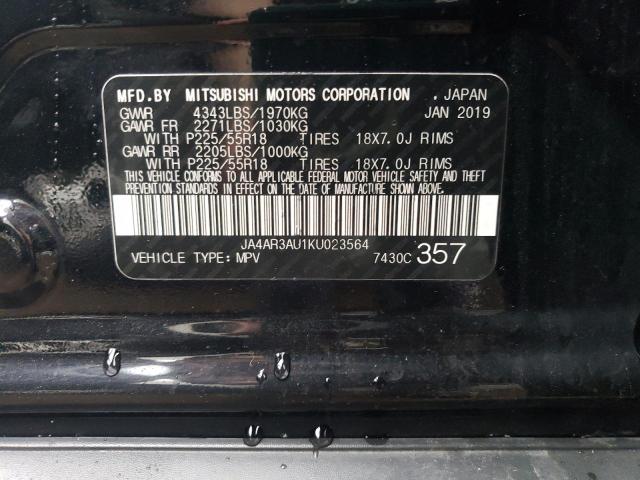 Photo 14 from auction – 2019 MITSUBISHI OUTLANDER with VIN JA4AR3AU1KU023564