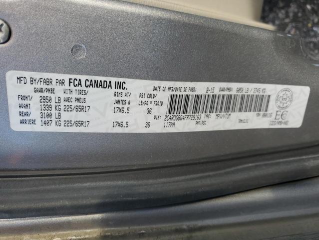Photo 14 from auction – 2015 DODGE GRAND CARA with VIN 2C4RDGBG4FR729163