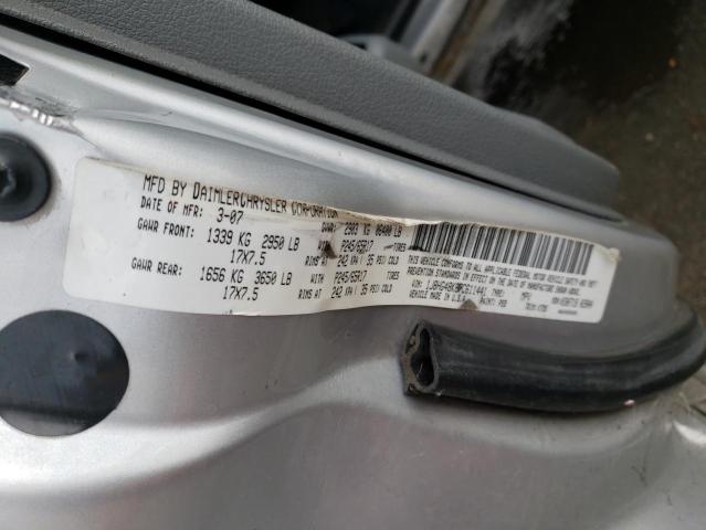 Photo 14 from auction – 2007 JEEP COMMANDER with VIN 1J8HG48K87C611441