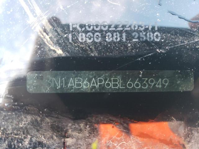 Photo 12 from auction – 2011 NISSAN SENTRA 2.0 with VIN 3N1AB6AP6BL663949