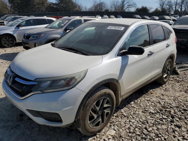 HONDA CR-V SE 2016 with VIN 5J6RM4H48GL025743 - Photo from auction