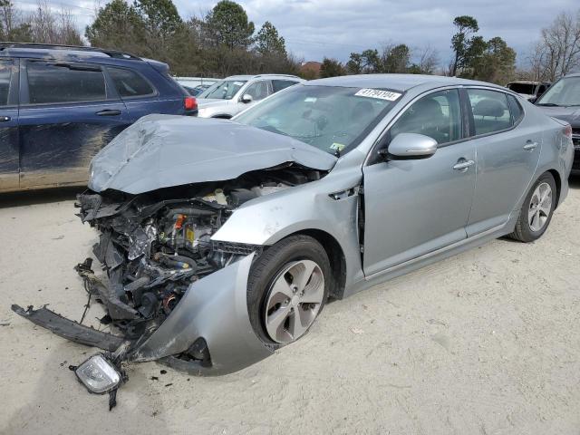 KIA OPTIMA HYB 2015 with VIN KNAGM4AD4F5088913 - Photo from auction