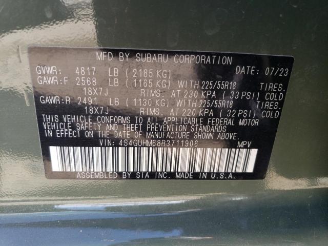 Photo 12 from auction – 2024 SUBARU CROSSTREK with VIN 4S4GUHM68R3711906