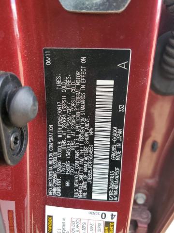Photo 12 from auction – 2011 TOYOTA 4RUNNER SR with VIN JTEBU5JR2B5064551