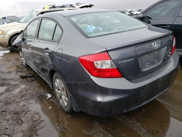 Photo 2 from auction – 2012 HONDA CIVIC LX with VIN 19XFB2F51CE086370