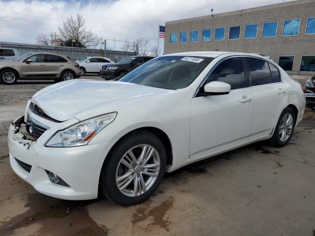 INFINITI G25 BASE 2012 with VIN JN1DV6AP1CM812067 - Photo from auction