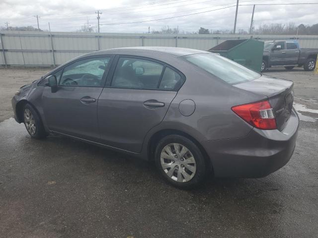 Photo 2 from auction – 2012 HONDA CIVIC LX with VIN 19XFB2F52CE102785