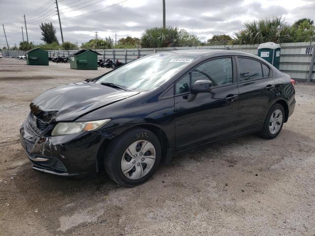 HONDA CIVIC LX 2013 with VIN 19XFB2F53DE070544 - Photo from auction