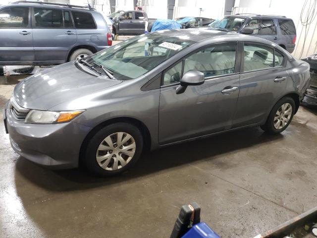 HONDA CIVIC LX 2012 with VIN 19XFB2F51CE054602 - Photo from auction