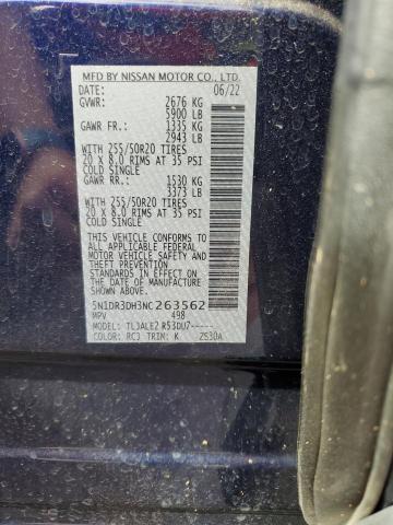 Photo 14 from auction – 2022 NISSAN PATHFINDER with VIN 5N1DR3DH3NC263562