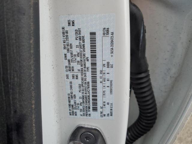 Photo 14 from auction – 2020 FORD ESCAPE SE with VIN 1FMCU9G68LUC78556