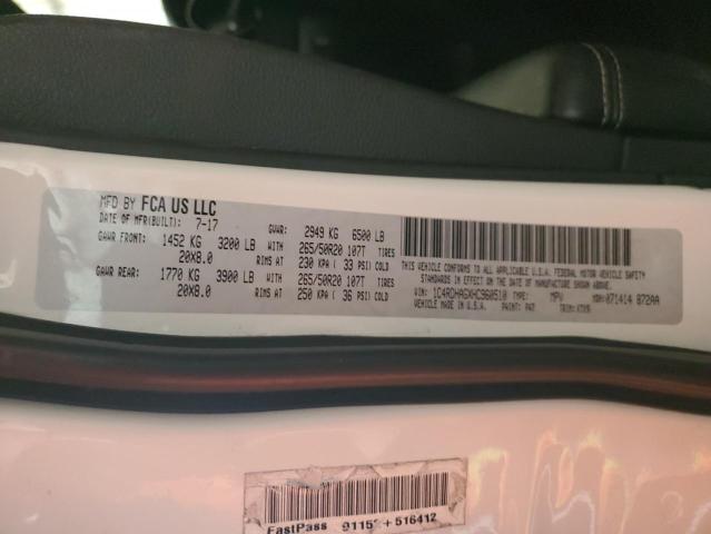 Photo 14 from auction – 2017 DODGE DURANGO SX with VIN 1C4RDHAGXHC960510
