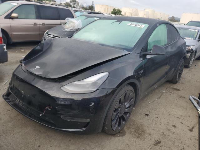 TESLA MODEL Y 2021 with VIN 5YJYGDEF0MF157618 - Photo from auction