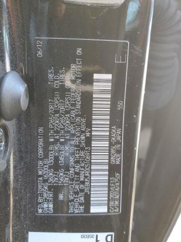 Photo 14 from auction – 2012 TOYOTA 4RUNNER SR with VIN JTEBU5JR0C5106913
