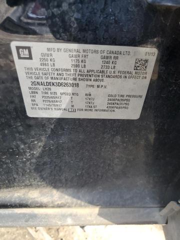 Photo 14 from auction – 2013 CHEVROLET EQUINOX LT with VIN 2GNALDEK3D6263018