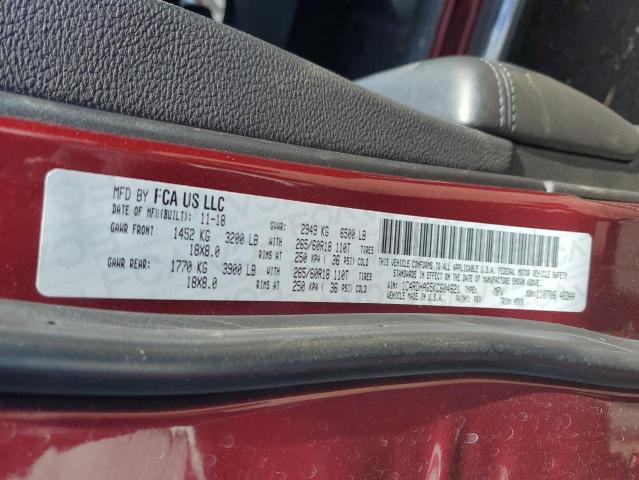 Photo 13 from auction – 2019 DODGE DURANGO SX with VIN 1C4RDHAG5KC604621