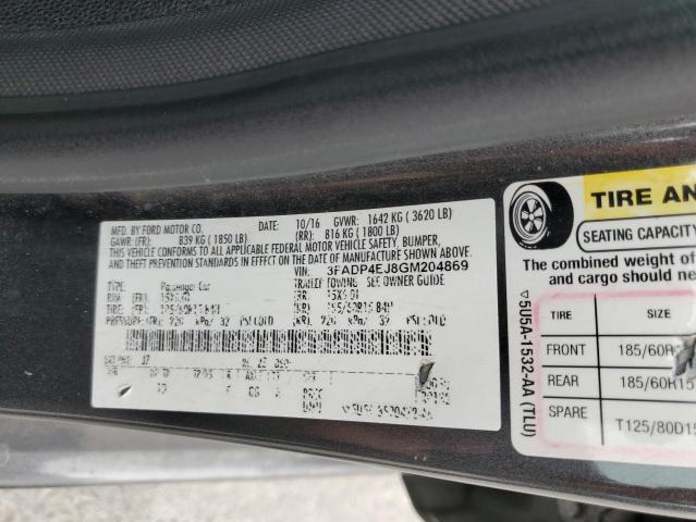 Photo 14 from auction – 2016 FORD FIESTA SE with VIN 3FADP4EJ8GM204869