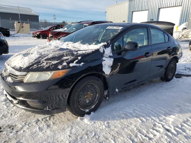 HONDA CIVIC LX 2012 with VIN 2HGFB2F58CH008402 - Photo from auction