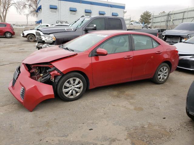 TOYOTA COROLLA L 2015 with VIN 2T1BURHE2FC461071 - Photo from auction