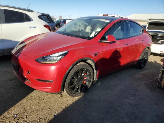 TESLA MODEL Y 2021 with VIN 5YJYGDEE9MF300931 - Photo from auction