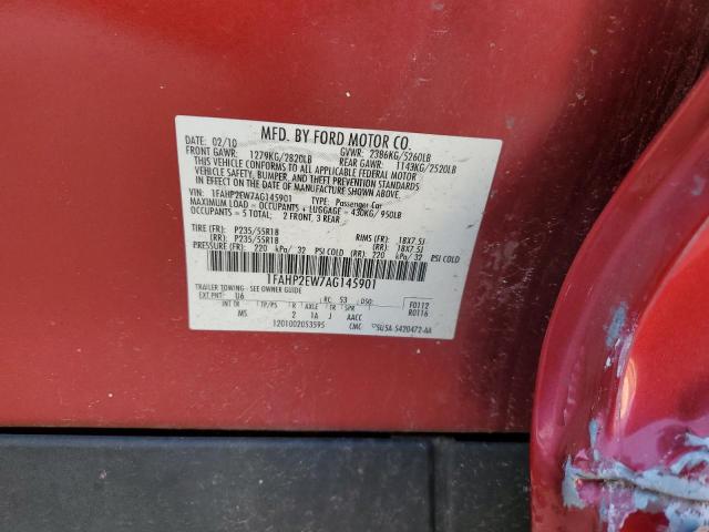 Foto 12 de la subasta – 2010 FORD TAURUS SEL con VIN 1FAHP2EW7AG145901
