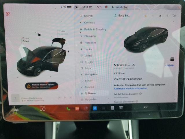 Photo 9 from auction – 2018 TESLA MODEL 3 with VIN 5YJ3E1EA9JF095666
