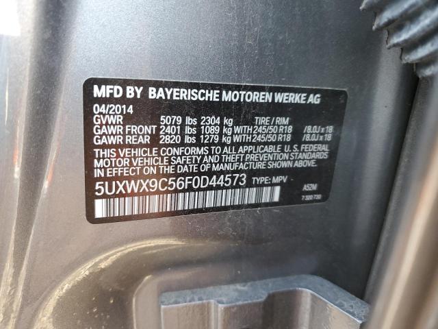 Photo 14 from auction – 2015 BMW X3 XDRIVE2 with VIN 5UXWX9C56F0D44573
