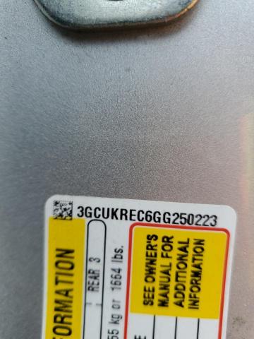 Photo 12 from auction – 2016 CHEVROLET SILVERADO with VIN 3GCUKREC6GG250223