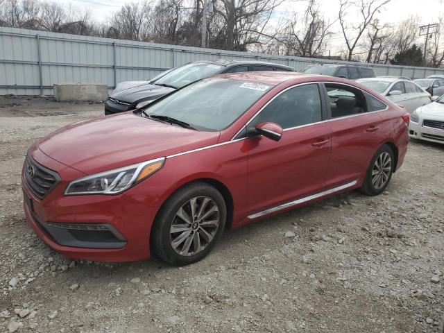 HYUNDAI SONATA SPO 2017 with VIN 5NPE34AF8HH556093 - Photo from auction