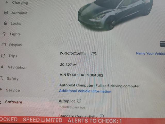 Photo 9 from auction – 2023 TESLA MODEL 3 with VIN 5YJ3E1EA8PF384062