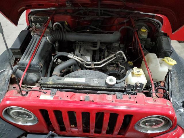 Photo 11 from auction – 2000 JEEP WRANGLER / with VIN 1J4FA49S2YP707777