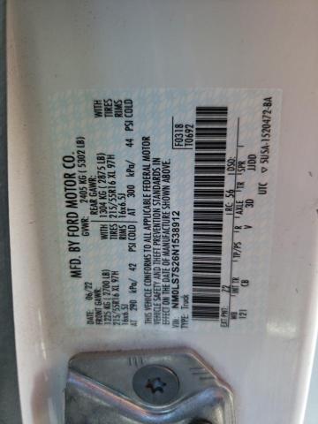 Photo 14 from auction – 2022 FORD TRANSIT with VIN NM0LS7S26N1538912