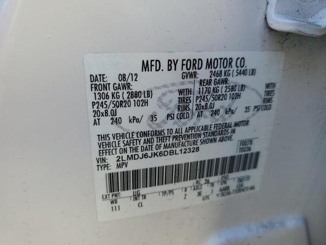 Photo 14 from auction – 2013 LINCOLN MKX with VIN 2LMDJ6JK6DBL12328