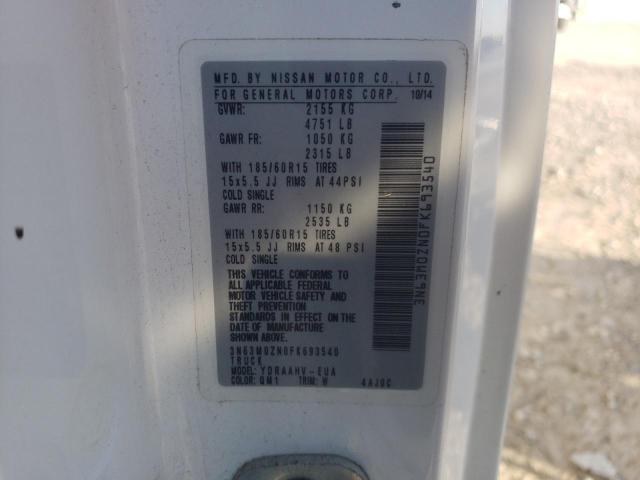 Photo 13 from auction – 2015 CHEVROLET CITY EXPRE with VIN 3N63M0ZN0FK693540