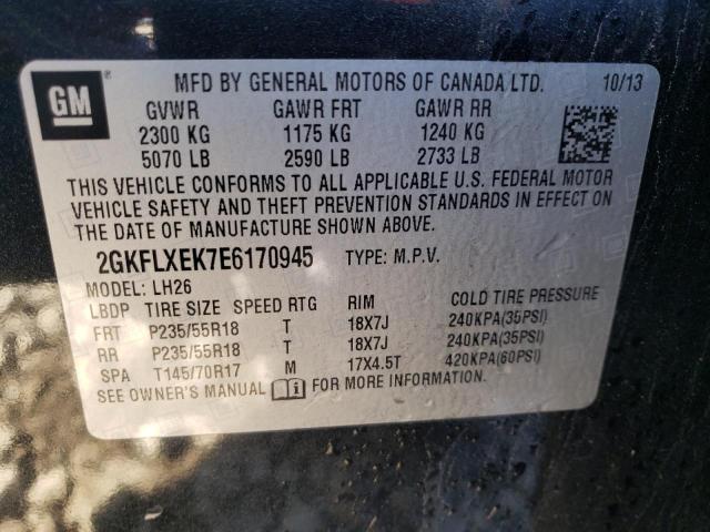 Photo 14 from auction – 2014 GMC TERRAIN SL with VIN 2GKFLXEK7E6170945