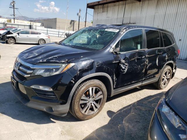 HONDA PILOT EXLN 2016 with VIN 5FNYF5H76GB043138 - Photo from auction