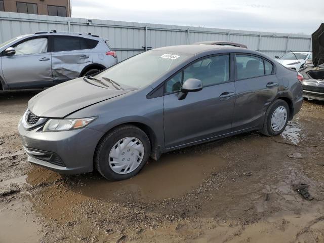 HONDA CIVIC LX 2013 with VIN 2HGFB2F54DH591228 - Photo from auction