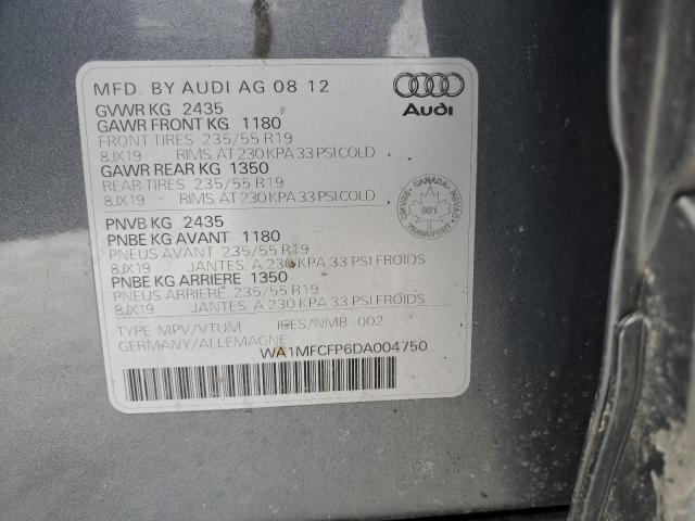 Photo 14 from auction – 2013 AUDI Q5 PREMIUM with VIN WA1MFCFP6DA004750