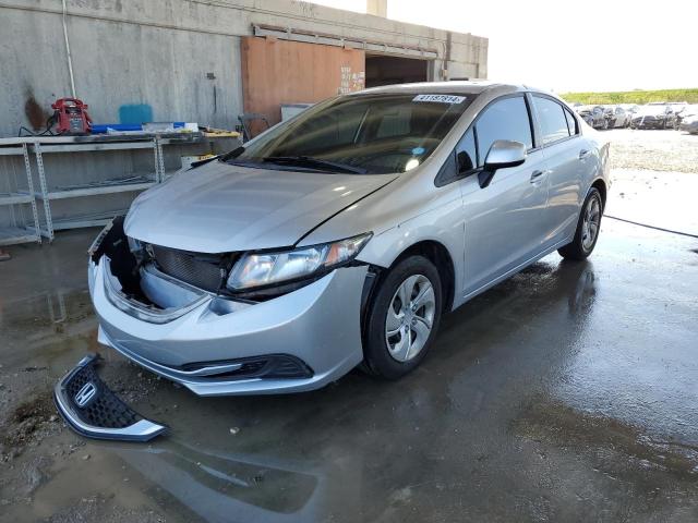 HONDA CIVIC LX 2013 with VIN 19XFB2F5XDE041073 - Photo from auction