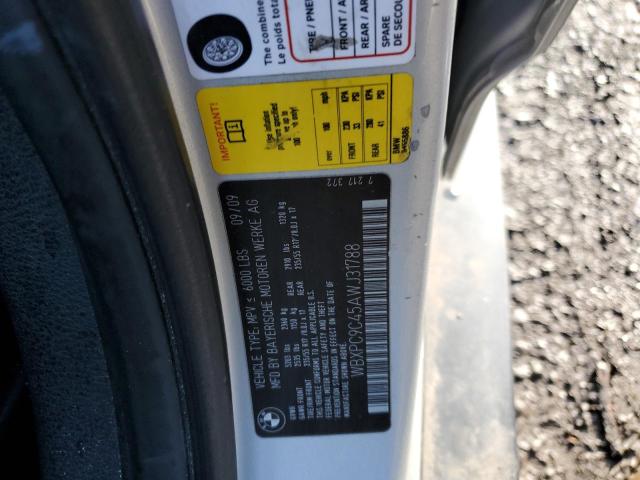 Photo 13 from auction – 2010 BMW X3 XDRIVE3 with VIN WBXPC9C45AWJ31788