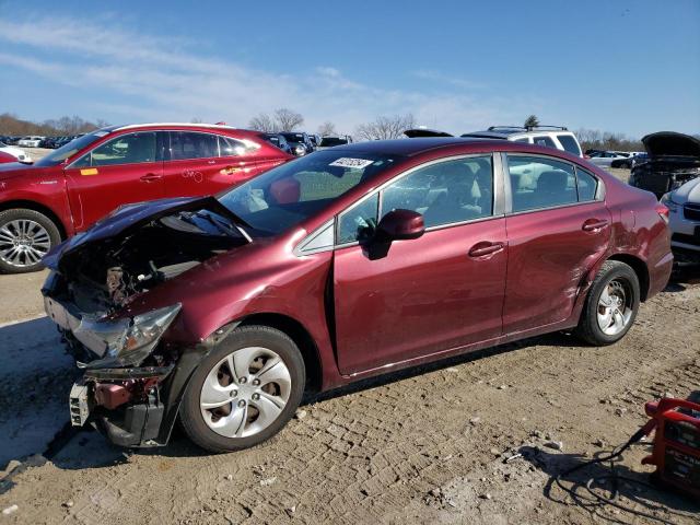 Photo 1 from auction – 2013 HONDA CIVIC EX with VIN 2HGFB2F55DH581498