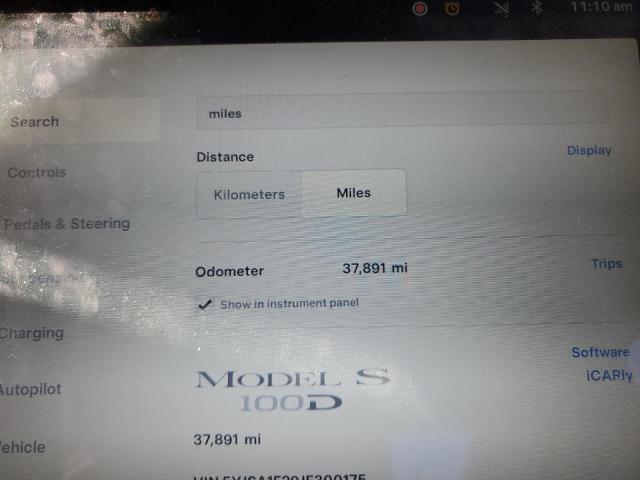 Photo 9 from auction – 2018 TESLA MODEL S with VIN 5YJSA1E29JF300175
