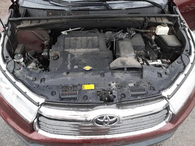 Photo 12 from auction – 2015 TOYOTA HIGHLANDER with VIN 5TDJKRFH8FS095073