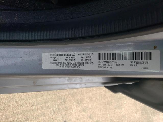 Photo 12 from auction – 2014 CHRYSLER 200 TOURIN with VIN 1C3CCBBB4EN178748