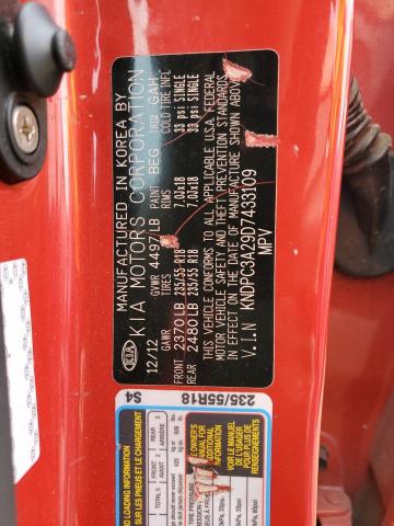 Photo 14 from auction – 2013 KIA SPORTAGE E with VIN KNDPC3A29D7433109