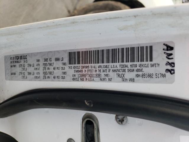 Photo 12 from auction – 2016 RAM 1500 ST with VIN 1C6RR6FTXGS119391