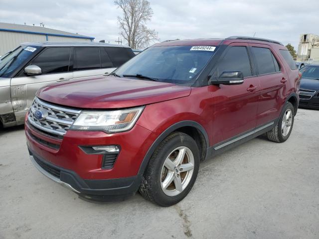 FORD EXPLORER X 2018 with VIN 1FM5K7D87JGA67384 - Photo from auction